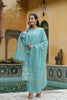 Sea Blue Poly Silk Straight Kurta Pant With Dupatta PKSKD1341