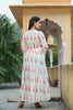 Off White Cotton Anarkali Kurti VCK1535