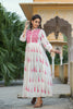 Off White Cotton Anarkali Kurti VCK1535