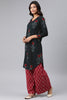  Women Black Floral Printed Floral Kurta