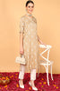 Beige Cotton Ethnic Motifs Kurta VCK8511