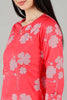  Women Pink Floral Kurtas