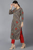  Women Taupe Cotton Bandhani Printed Kurtas