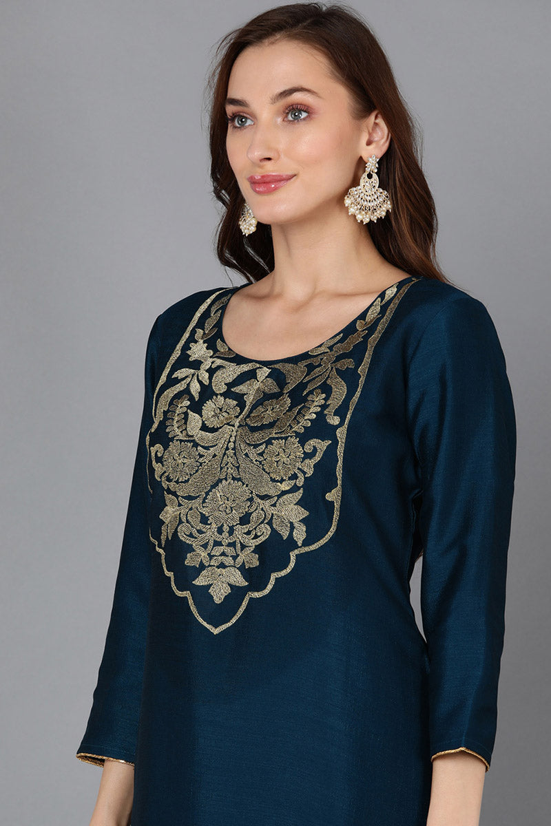  Floral Yoke Design Kurta