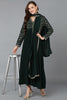 Green Georgette Anarkali Kurta