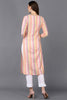 Cotton Multicolored Striped Straight Kurta VCK9319