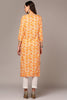 Orange Viscose Rayon Embroidered Kurta VCK9509