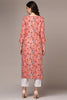 Pink Viscose Rayon Floral Straight Kurta VCK9513