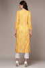 Yellow Viscose Rayon Abstract Printed Kurta VCK9514