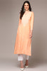 Orange Viscose Rayon Embroidered Kurta VCK9515