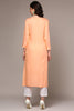 Orange Viscose Rayon Embroidered Kurta VCK9515