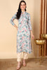 Blue Viscose Rayon Floral Printed Kurta VCK9518