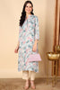 Blue Viscose Rayon Floral Printed Kurta VCK9518