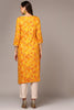 Yellow Viscose Rayon Bandhani Printed Straight Kurta VCK9540