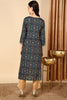 Blue Viscose Rayon Bandhani Printed Straight Kurta VCK9596