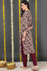 Maroon Viscose Rayon Floral Printed Straight Kurta VCK9721