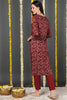 Maroon Viscose Rayon Floral Printed Straight Kurta VCK9723