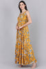  Women Mustard Floral Printed Dress