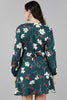  Women Green Floral Printed Dress