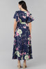  Women Purple Floral Printed Dress