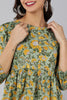  Women Green Cotton Dress 