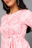  Women Pink Cotton Dress 