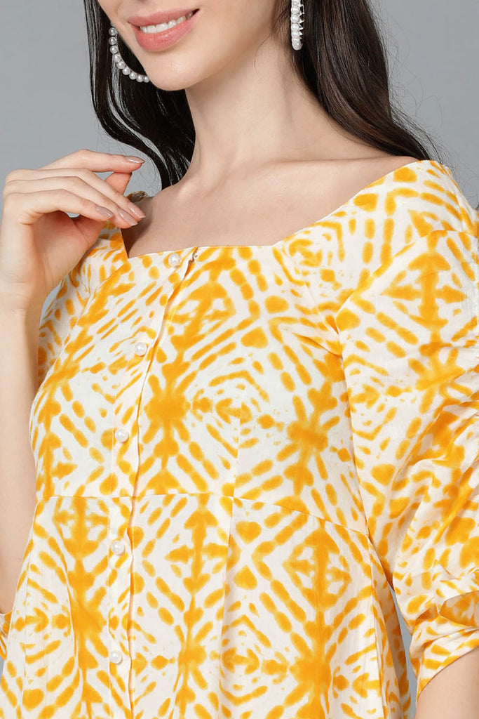  Women Yellow Cotton Dyed Dresses