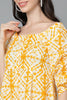  Women Yellow Cotton Dyed Dresses