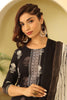 Black & White Printed Kurta with Trousers & Dupatta