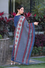   Blue Color Cotton Fabric Printed Fancy Kurta And Palazzo Dupatta Set