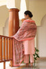  Women Pink Yoke Design Regular Gotta Patti Pure Cotton Kurta with Trousers Dupatta