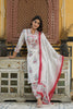  Women Off White Red Ethnic Motifs Printed Pure Cotton Kurta with Salwar Dupatta