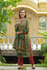  Women Green Printed Regular Pure Cotton Kurta with Trousers With Dupatta Set