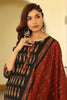  Women Black Ethnic Motifs Printed Panelled Pure Cotton Kurta