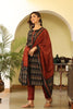  Women Black Ethnic Motifs Printed Panelled Pure Cotton Kurta