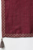 Maroon Silk Blend Yoke Design Kurti Sharara With Dupatta VKSKD1753