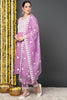 Pink Silk Blend Solid Embroidered Straight Suit Set VKSKD1983