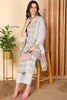 Sea Green Pure Cotton Floral Printed Straight Suit Set VKSKD2005