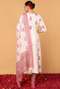 White Pure Cotton Yoke Design Flared Suit Set VKSKD2028