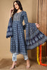 Blue Pure Cotton Ethnic Motifs Printed Anarkali Suit Set VKSKD2035