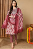 Maroon Pure Cotton Printed Ethnic Motifs Yoke Design Suit Set VKSKD2043