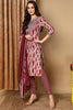 Maroon Pure Cotton Printed Ethnic Motifs Yoke Design Suit Set VKSKD2043