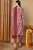 Maroon Pure Cotton Printed Ethnic Motifs Yoke Design Suit Set VKSKD2043