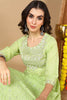 Green Pure Cotton Geometric Printed Straight Suit Set VKSKD2060