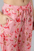  Women Pink Red Printed Pure Cotton Night Suit