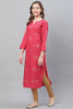   Fancy Occasion Wear Pink Printed Kurti 