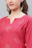   Fancy Occasion Wear Pink Printed Kurti 