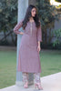   Purple Color Cotton Fabric Printed Fancy Kurta and Palazzo Set 