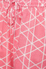  Women Pink White Printed Kurta with Palazzos Dupatta