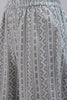   Cotton Grey Paisley Printed Straight Kurta Palazzo Dupatta Set 